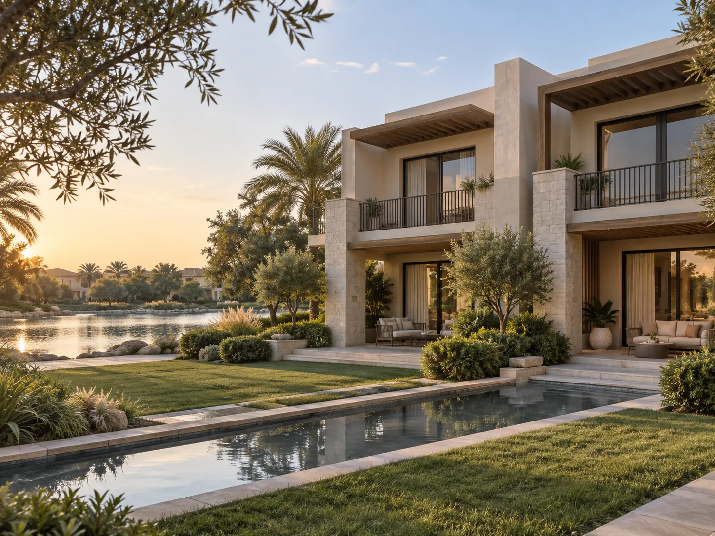 Kétszintes lakások Jumeirah Heights területén, illusztráció